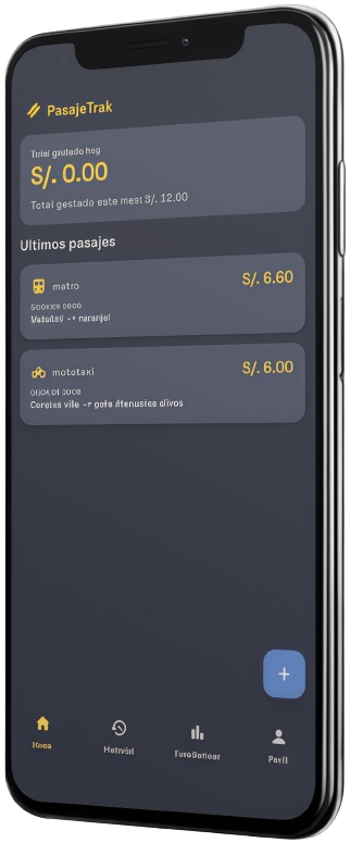 Mockup PasajeTrak frontal